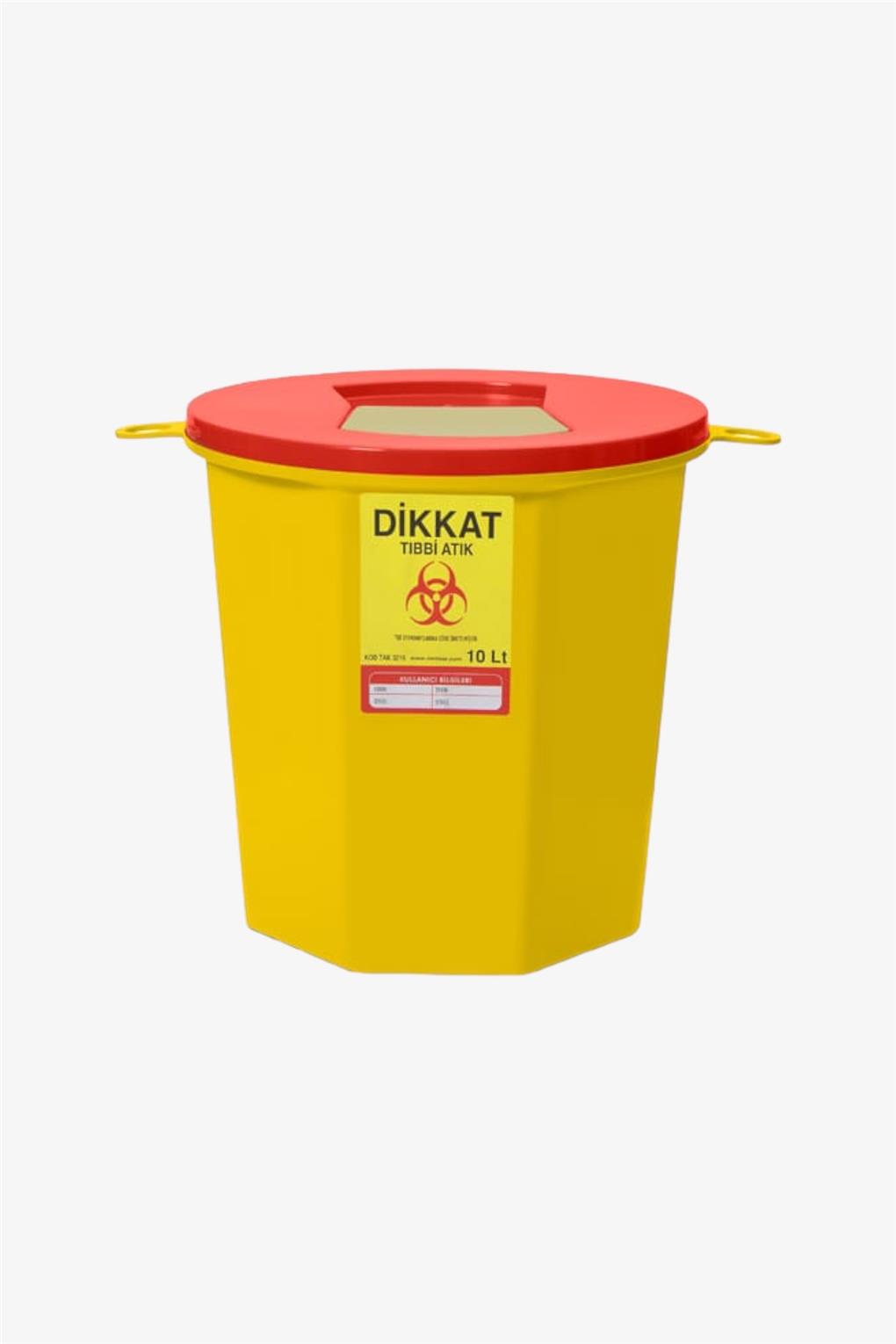 Tıbbi Atık Kovası 10 Lt 