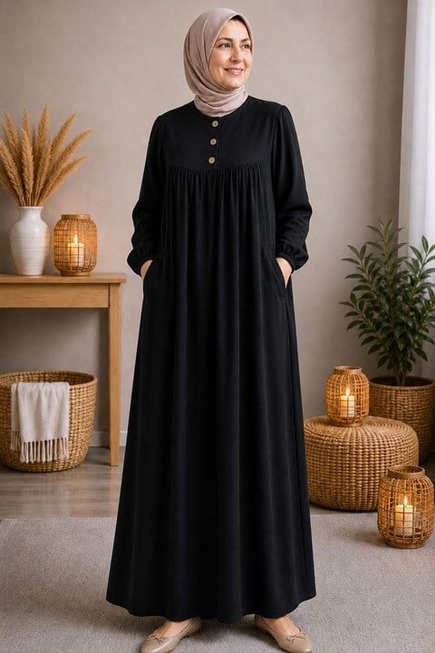 Begonya  Anne Elbise  Cepli - Siyah
