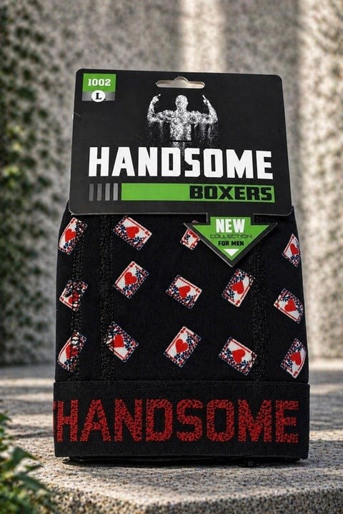 Desenli Erkek Boxer