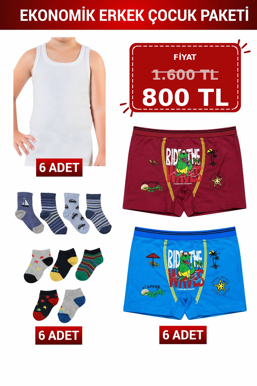 Ekonomik Erkek Çocuk Paketi