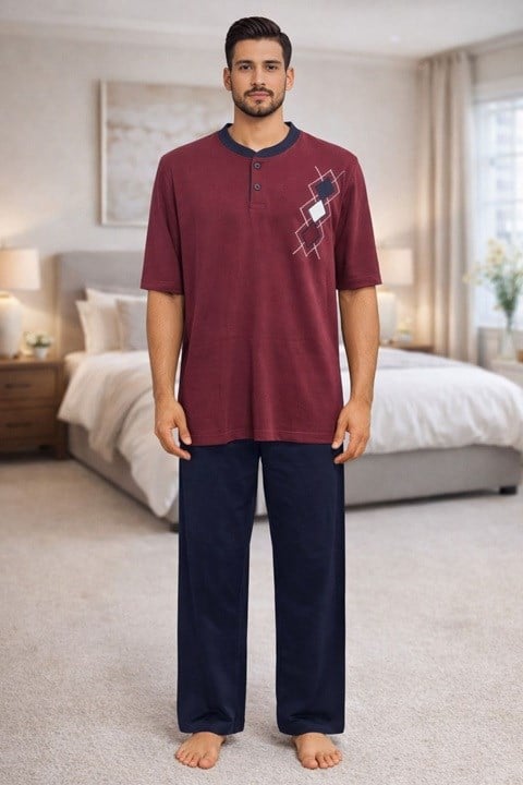 ERKEK UZUN KOL PİJAMA TAKIMI