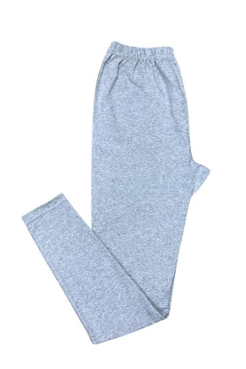 Unisex Penye Tayt - Gri