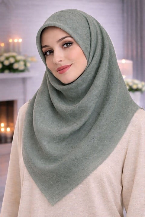 Bambu Şal - Çağla Yeşili