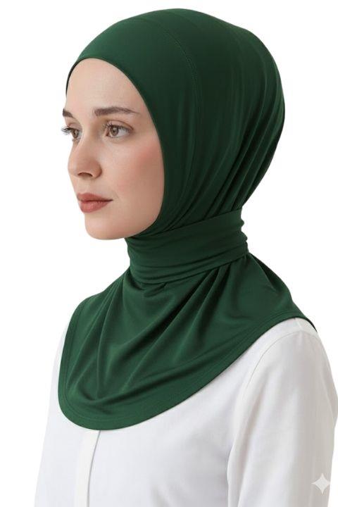 Belinda Kadın Çıtçıtlı Fular Şal - Haki