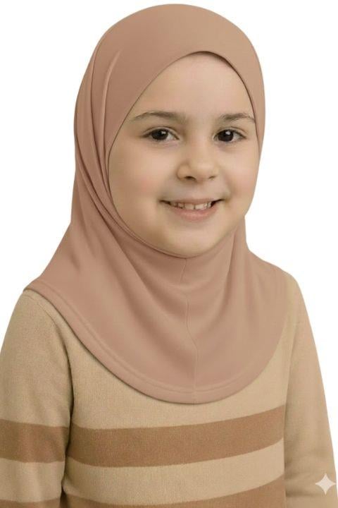 Belinda Pratik Çocuk Eşarbı - Açık Kahve