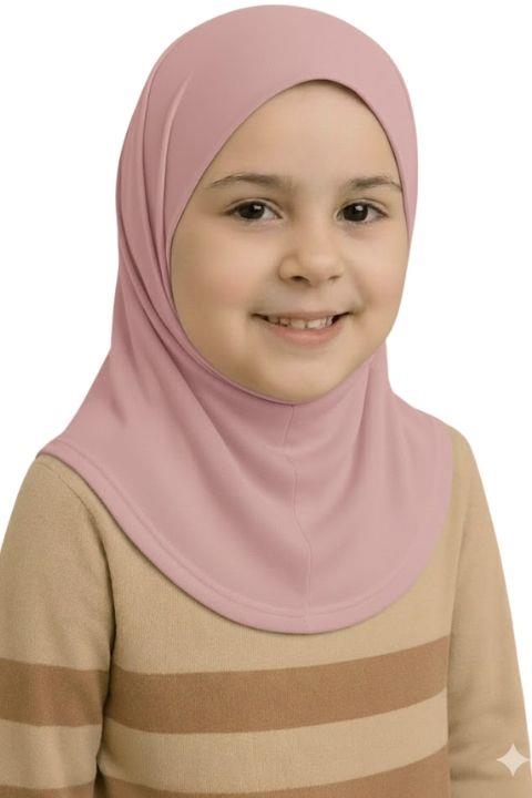 Belinda Pratik Çocuk Eşarbı - Pudra Pembe