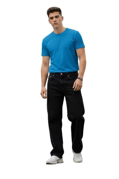 ÇOCUK OVERSİZE TİŞÖRT-MAVİ