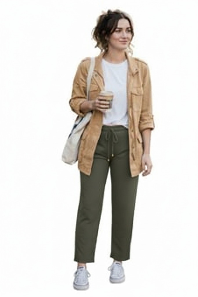 DAR PAÇA KADIN PANTOLON-YEŞİL