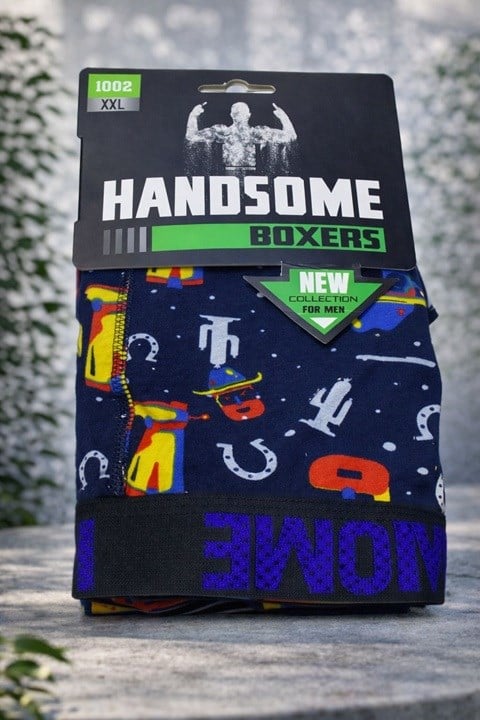 Desenli Erkek Boxer
