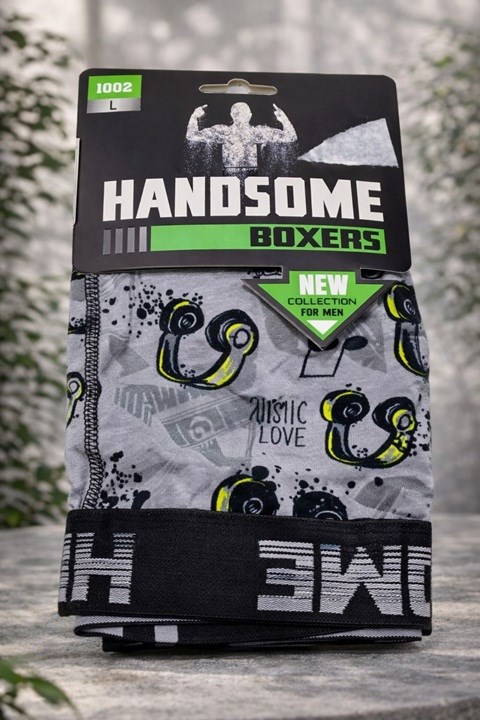 Desenli Erkek Boxer - Karışık Renk