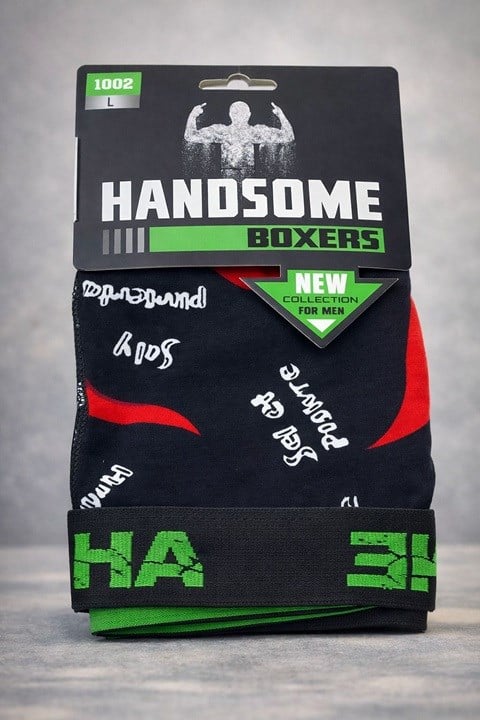 Desenli Erkek Boxer - Karışık Renk