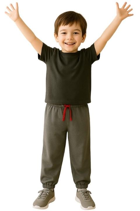 Erkek Çocuk Eşofman Lastikli -Antrasit