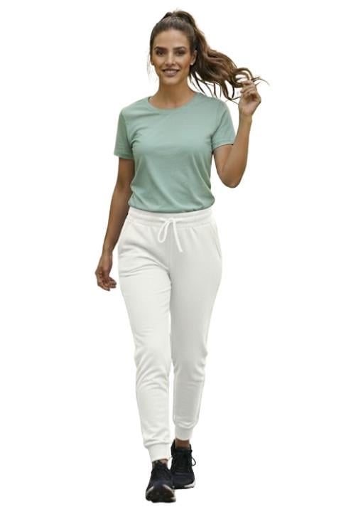 KADIN 3 İPLİK EŞOFMAN-BEYAZ