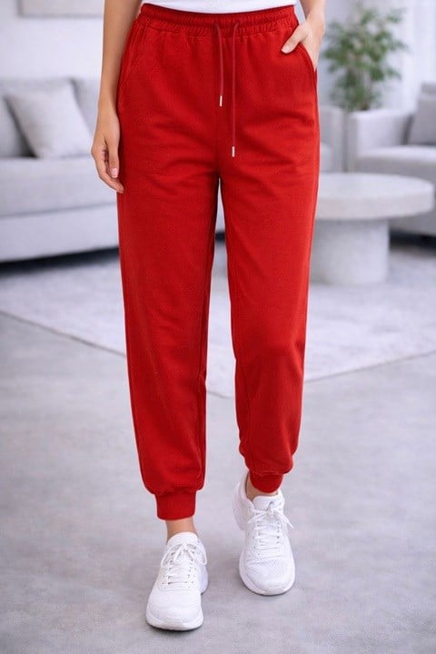 KADIN EŞOFMAN-KIRMIZI