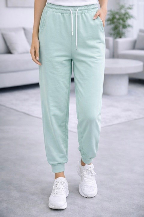 KADIN EŞOFMAN-SU YEŞİLİ