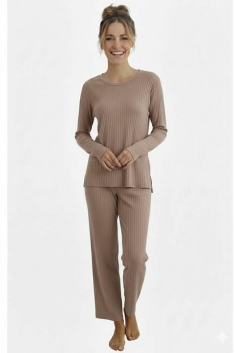 Kadın Fitilli Pijama Takımı