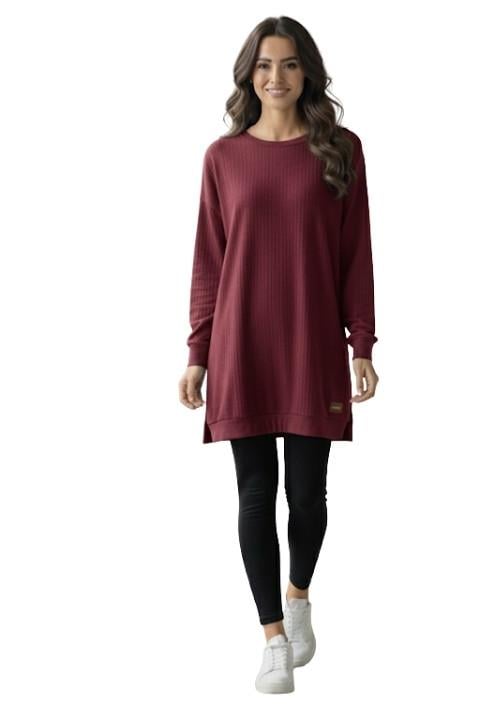 KADIN TUNİK-BORDO