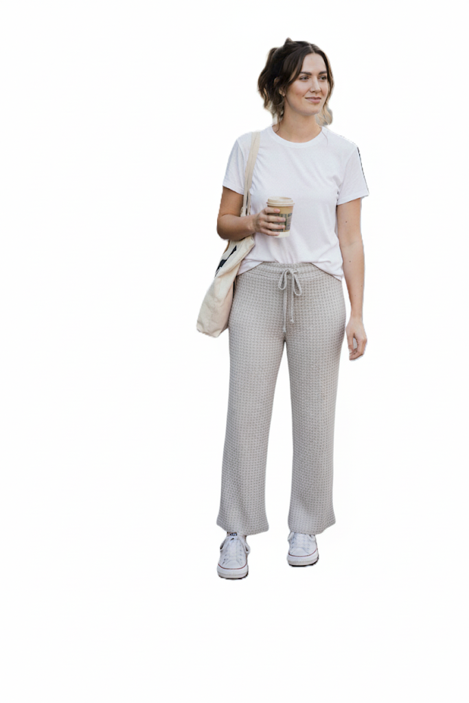 KALIN LASTİK KADIN BABIL PANTOLON-GRİ