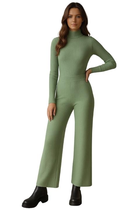 Kapkorşe Pantolon - Su Yeşili