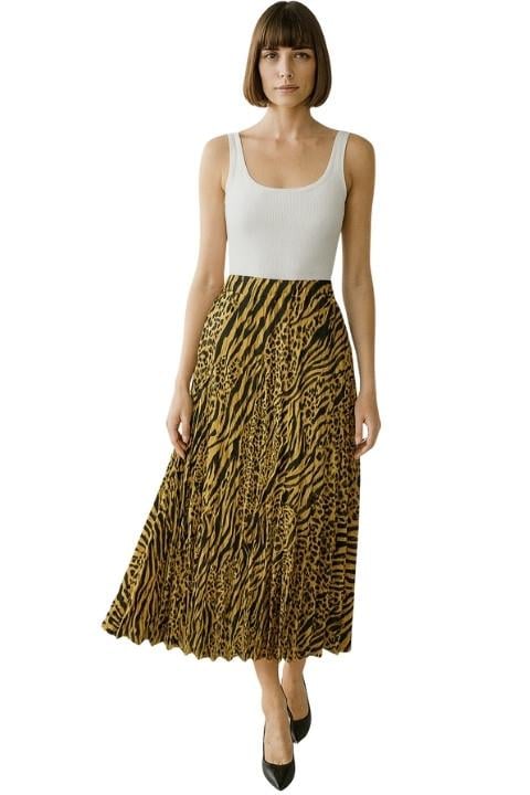 LEOPAR DESENLİ ETEK