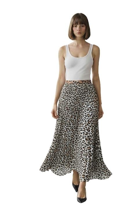 LEOPAR DESENLİ ETEK