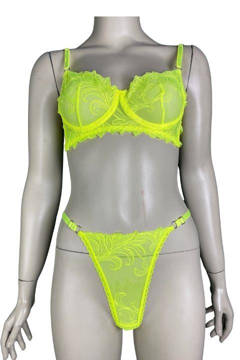 LOVE SECRET FANTAZİ BRODE LİMON SARISI