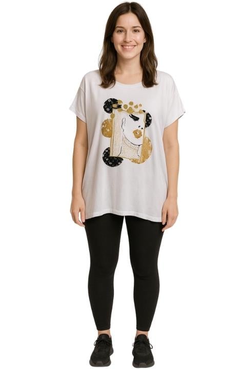 OVERSİZE BATTAL KADIN T-SHİRT