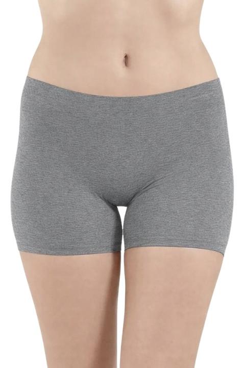 Stil Likralı Kadın Boxer - Gri