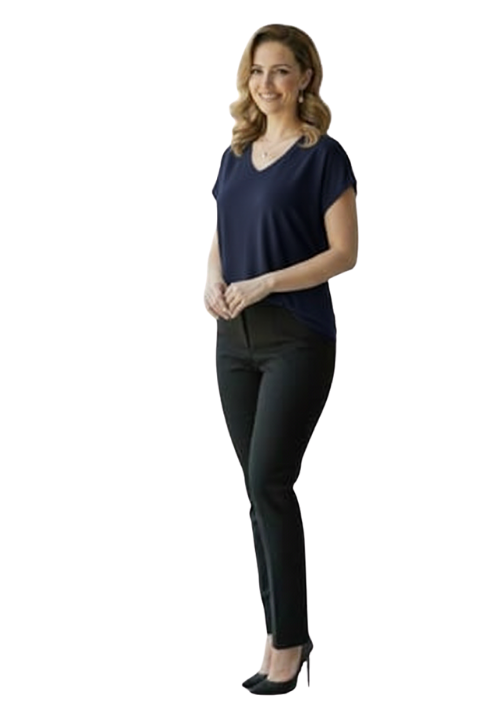 TURLU KALIN V YAKA BLUZ KOD :9460297-44