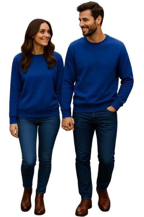 2 İplik Erkek Sweat - Mavi