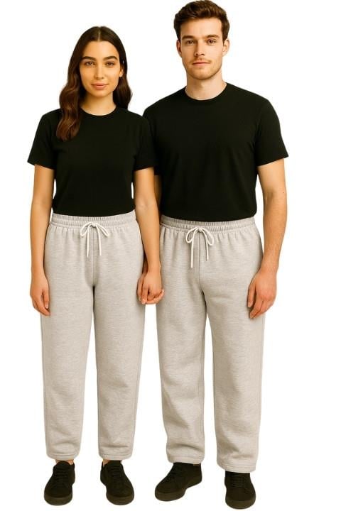 3 İplik Unisex Bagy Eşofman Altı - Gri