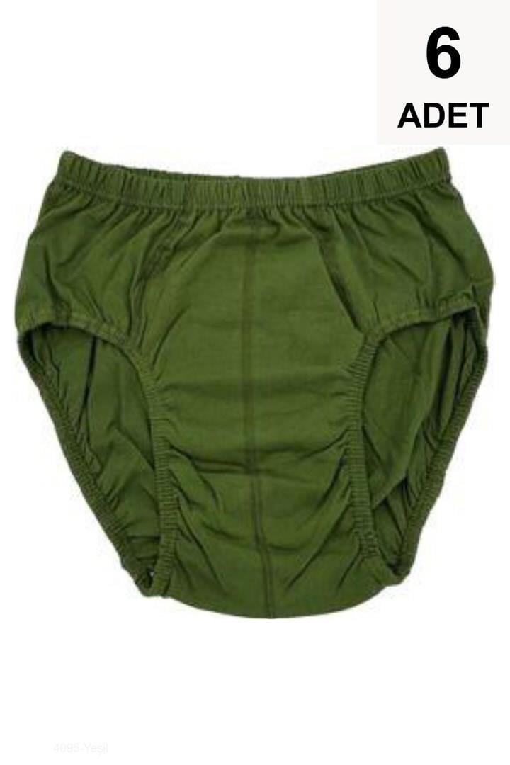 6 Adet Erkek Külot - Yeşil