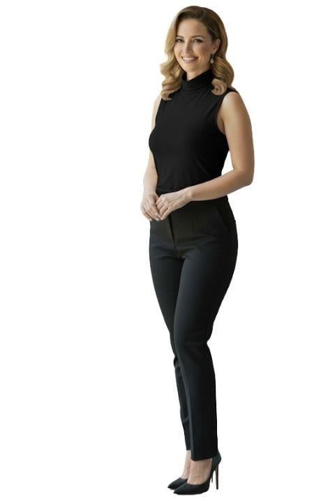 BALIKÇI YAKA SIFIR KOL BADİ-LACİVERT