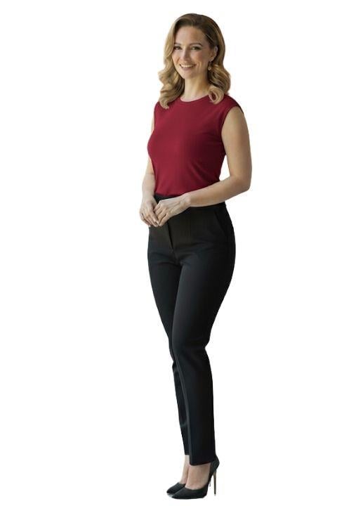 BİSİKLET YAKA JAPON KOL KADIN BADİ-BORDO