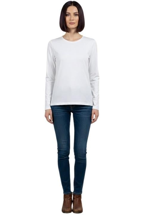 Bluz Model Kadın Body-Beyaz