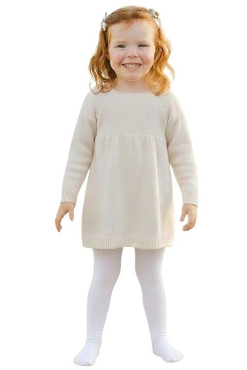 Çocuk Külotlu Çorap - Beyaz