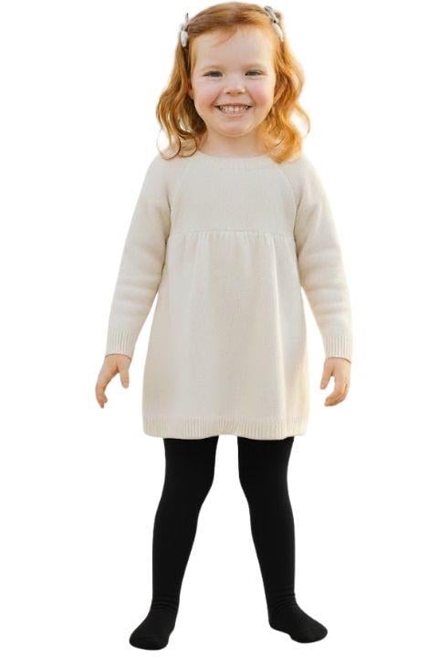 Çocuk Külotlu Çorap - Siyah