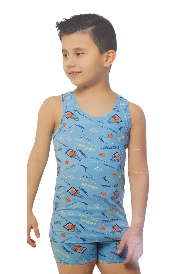 Erkek Çocuk Atlet Boxer Takım