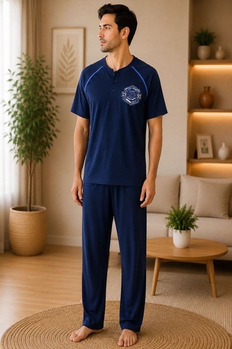 Erkek Kısa Kol Süprem Pijama Takımı - HFZ