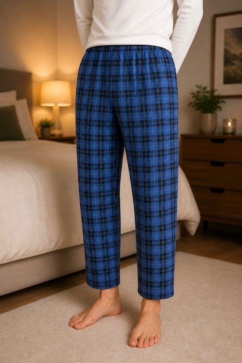 Erkek  Penye Pijama Alt