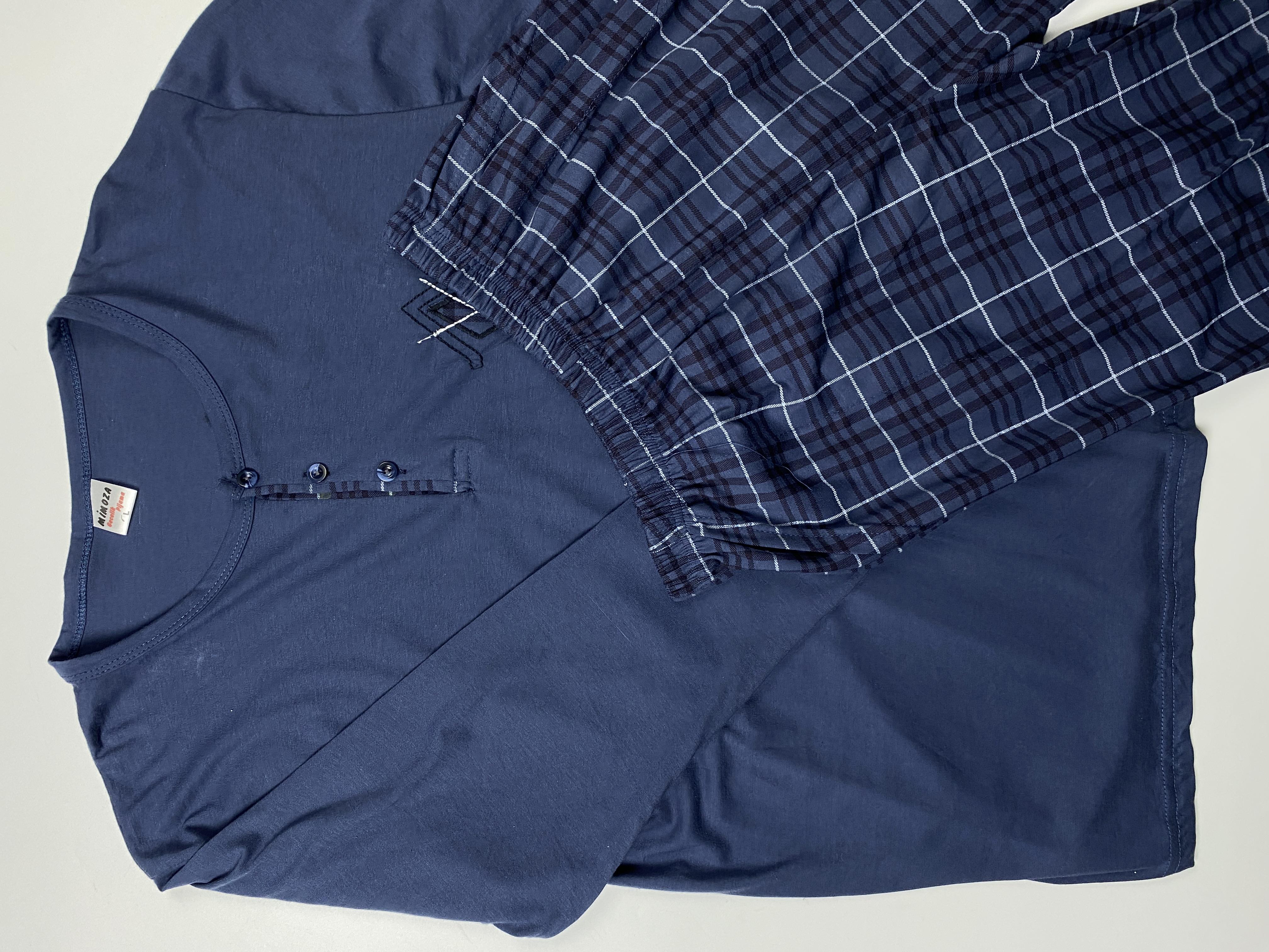 Erkek Penye Pijama Takımı-Lacivert