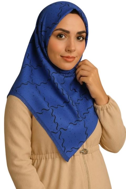 Flamlı Pikment Desenli Eşarp