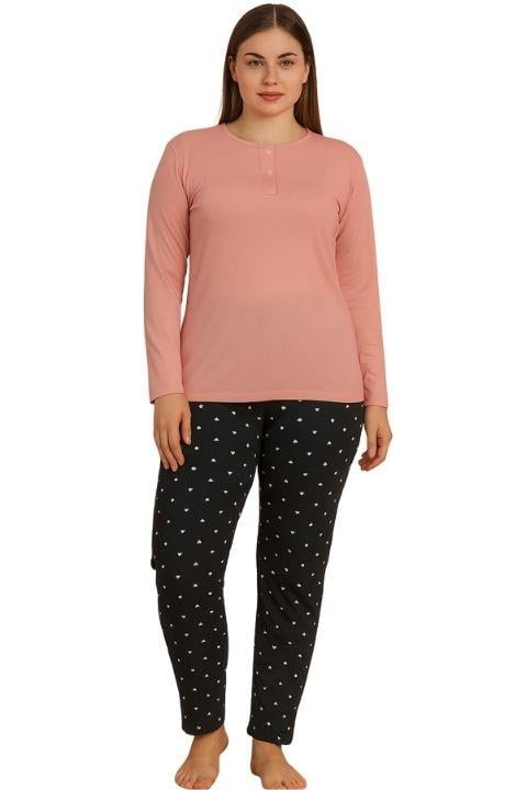 Jenika Kadın Süet Viskon Pijama Takımı