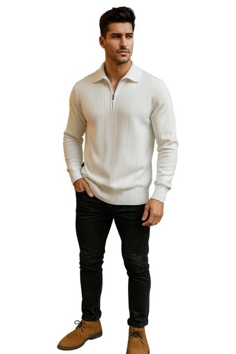 KABARTMA BASKILI ELİT POLYEMİT YAKALI