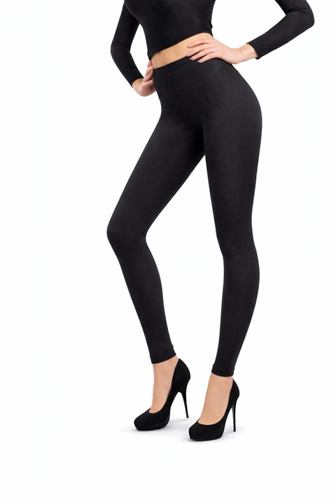 Kadın Dikişsiz Peluş Tayt