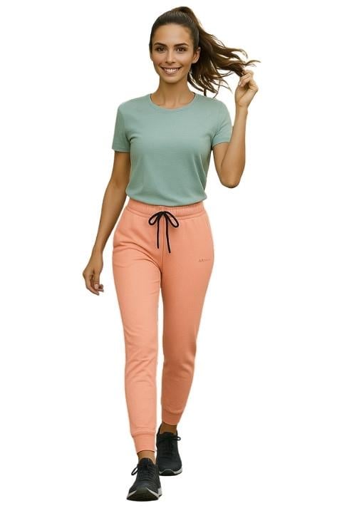 KADIN LASTİKLİ EŞOFMAN-PEMBE