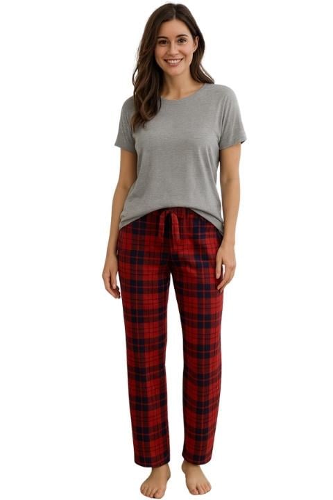 Kadın Süet Pijama Altı