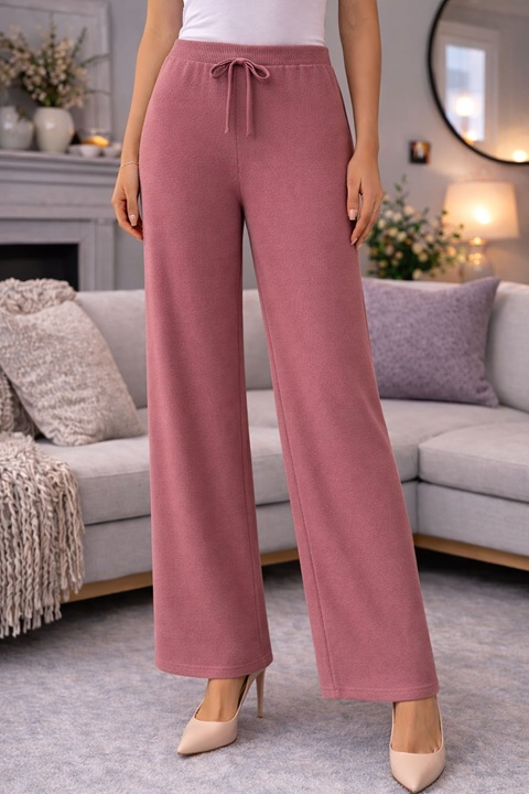 KADIN TORBA PANTOLON-GÜL RENGİ