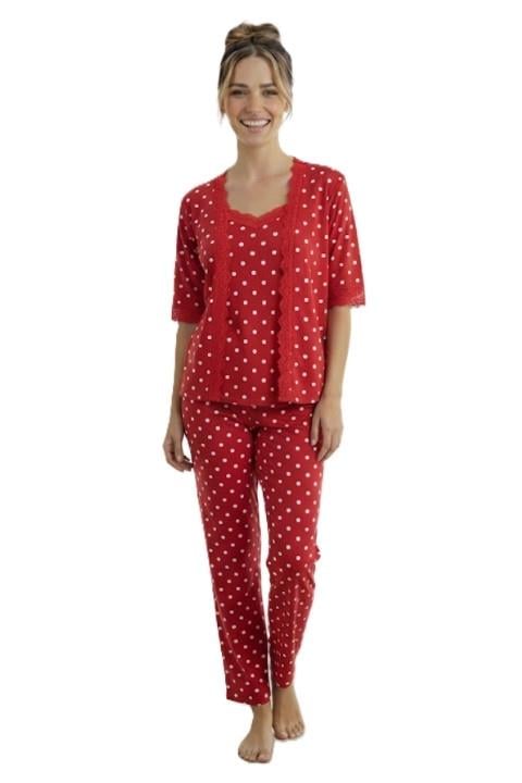 Kadın Üçlü Pijama Takımı