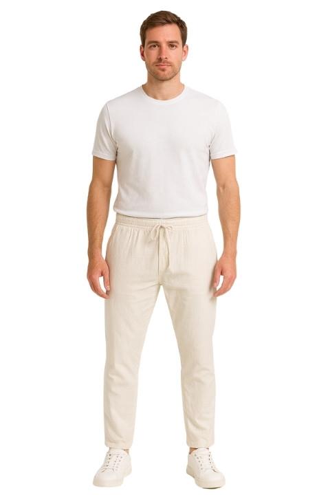 KAPLAN HAM KETEN ERKEK PANTOLON